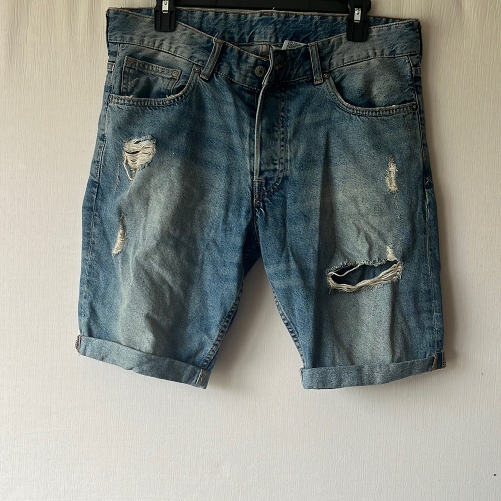 Denim shorts